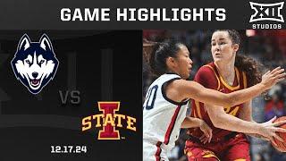 Iowa State vs. #4 UConn Game Highlights | 2024-25 Big 12 Women’s Basketball