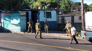 Cerco de seguridad en colonia 10 de Octubre de San Marcos