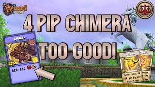 Wizard101: MAX BALANCE PvP (140): 4 Pip Chimera Is JUICY!