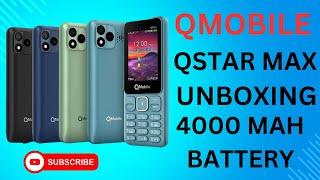 UNBOXING & REVIEW, QSTAR MAX, 2.8" BIG DISPLAY,4000MAH BATTERY,WIRELESS FM RADIO, 2000 CONTACT