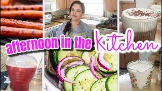 I got too excited... Pineapple Punch, Cucumber Salad, & a MOSSuccino! | Summer Cooking