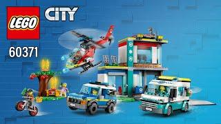 LEGO® City Emergency Vehicles HQ (60371)[706pcs] Step-by-Step Building Instructions @TopBrickBuilder