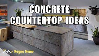 45 Concrete Countertop Ideas Small Simple Kitchen Design