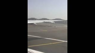 Emirates A6-EGA 777-300er Takeoff from Dubai International to Venice Marcopolo