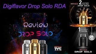 Review of Digiflavor Drop Solo RDA - recommended as the best RDA丨Vaporl