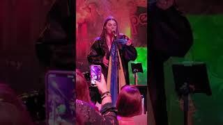 Oleksandra Zaritska of KAZKA sings Ukrainian National Anthem at SXSW