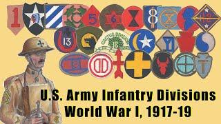 U.S. Army, AEF, Infantry Division Patches in World War I, 1917-19, The Army's First Division Patches