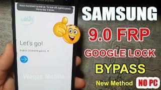 BOOM!!! ALL SAMSUNG ANDROID PIE 9.0 FRP/GOOGLE ACCOUNT LOCK BYPASS | J4 9.0 FRP BYPASS Waqas Mobile