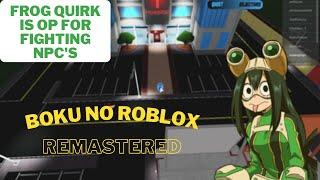 Boku No Roblox Frog Quirk Showcase