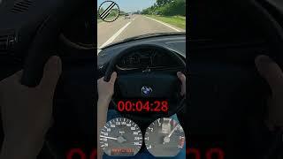 BMW 316i E36 Compact 102 PS 0-100 kmh Acceleration Test