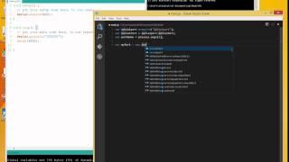 Nodejs using the node serial port module to communicate with an Arduino