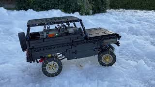 Lego Technic UAZ Hunter on snow