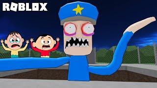 POLICE FAMILY ESCAPE In Roblox - Scary Obby | Khaleel and Motu Gameplay