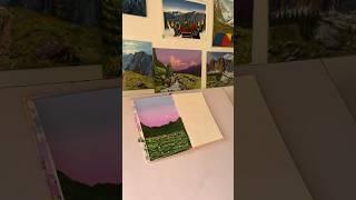 Easy landscape painting #art #landscapepainting #arttutorial  #postercolour #gouachepainting #art