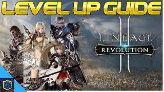 Lineage 2 Revolution | Tips To Level Up Fast  | Lineage 2 Beginners Guide | Level Up Guide & Quests