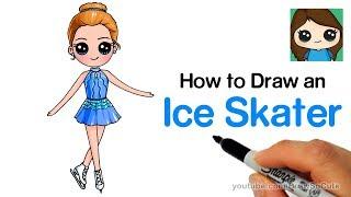 How to Draw an Ice Skater | Olympic Figure Skating