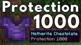 How To Get PROTECTION 1000 ARMOR in Minecraft 1.21