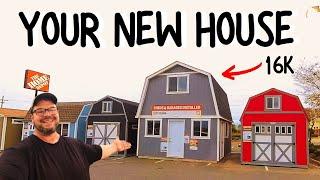 How To LIVE IN A SHED!