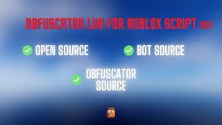 Obfuscator Lua for Roblox script | Source | (2023)