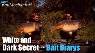Dark secret and White secret, carp fishing bait diarys