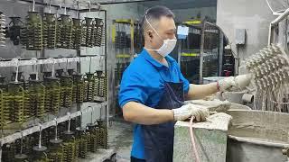 Inside Zeren's Factory: Build Mold Shell, Drying, Sealing Pulp, Dewax and Burnout Techniques