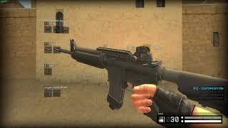 Garry's Mod Warface Weapons (New M4A1 Animations)