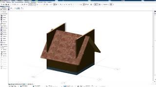 Подрезать стены под крышу в Archicad