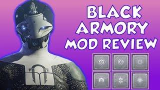 Destiny 2 Black Armory - BLACK ARMORY MODS RANKING & REVIEW