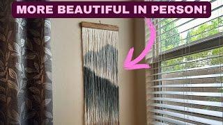 Knots & Beyond 'Mini' Collection, Macrame Wall Hanging, Dip Dye Fiber Art Wall Art Review