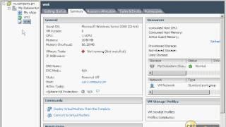 11 Manage Virtual Machine Clones and Templates - vSphere 5