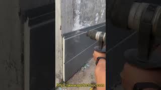 install decorative insulation wall panels  #exteriorpanel #16mmmetalsiding #drywall #tutorial