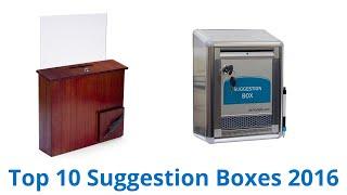 10 Best Suggestion Boxes 2016