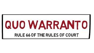 Quo Warranto