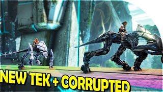 *NEW* TEK Dinos + CORRUPTED Dinos + TAXIDERMY - DEFENSE UNIT BATTLE - ARK Extinction Gameplay Part 2