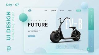How To Design Landing Page in Figma | Day 07 Figma Tutorial | GDMentor