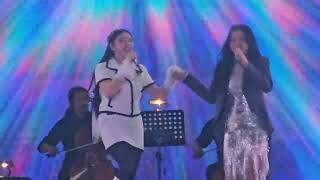 Tiara Andini ft Lyodra Live at Synchronize Fest 2024