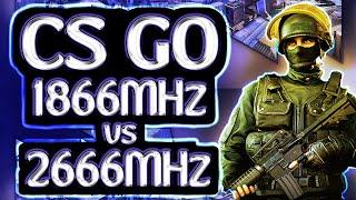 CS:GO 1866MHz vs 2666MHz | RAM Frequency Speed Benchmark Test