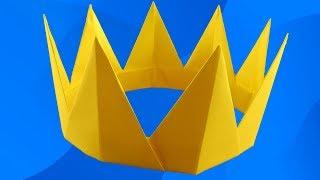 How To Make A Paper Crown - Origami