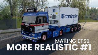 Making ETS2 More Realistic : Realistic Environment ReShade + Fael Environment Fix & Realistic Mods