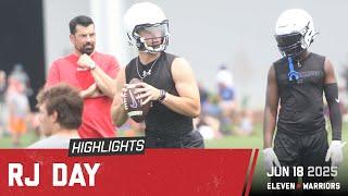 RJ Day impresses with accuracy, arm strength at Ohio State’s 7-on-7 tournament