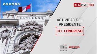 Presidente del Congreso y parlamentarios atienden demandas sobre inseguridad ciudadana