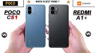 Poco C51 Vs Redmi A1 Plus  @techcollar