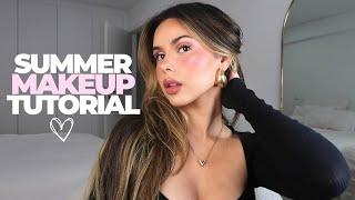 my glowy summer makeup routine  valentina vidartes