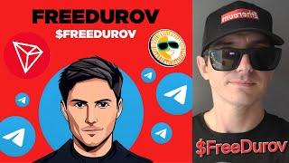 $FreeDurov - FREEDUROV TOKEN CRYPTO COIN HOW TO BUY FREE PAVEL DUROV MEMECOIN TRON TRX TELEGRAM SUN