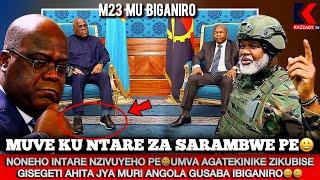 NONEHO INTARE NZIVUYEHO PEUMVA AGATEKINIKE ZIKUBISE GISEGETI AHITA JYA MURI ANGOLA GUSABA IBIGANIRO