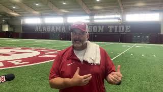 Alabama OL Coach Chris Kapilovic: South Carolina Week