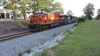 HD: NS 8114 Original Heritage Unit leads NS Train M54 in Douglasville, GA