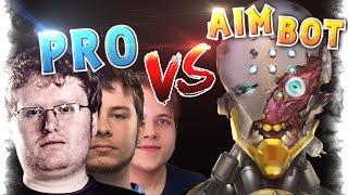 Pro Players vs Aim Botters MONTAGE Ep.1 | Overwatch Seagull, Taimou and Surefour vs CHEATERS