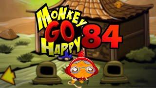 Игра "Счастливая Обезьянка 84" (Monkey GO Happy 84) - прохождение