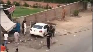 Car drifting at bahawalpur 2020 and police mukabla ...lolz